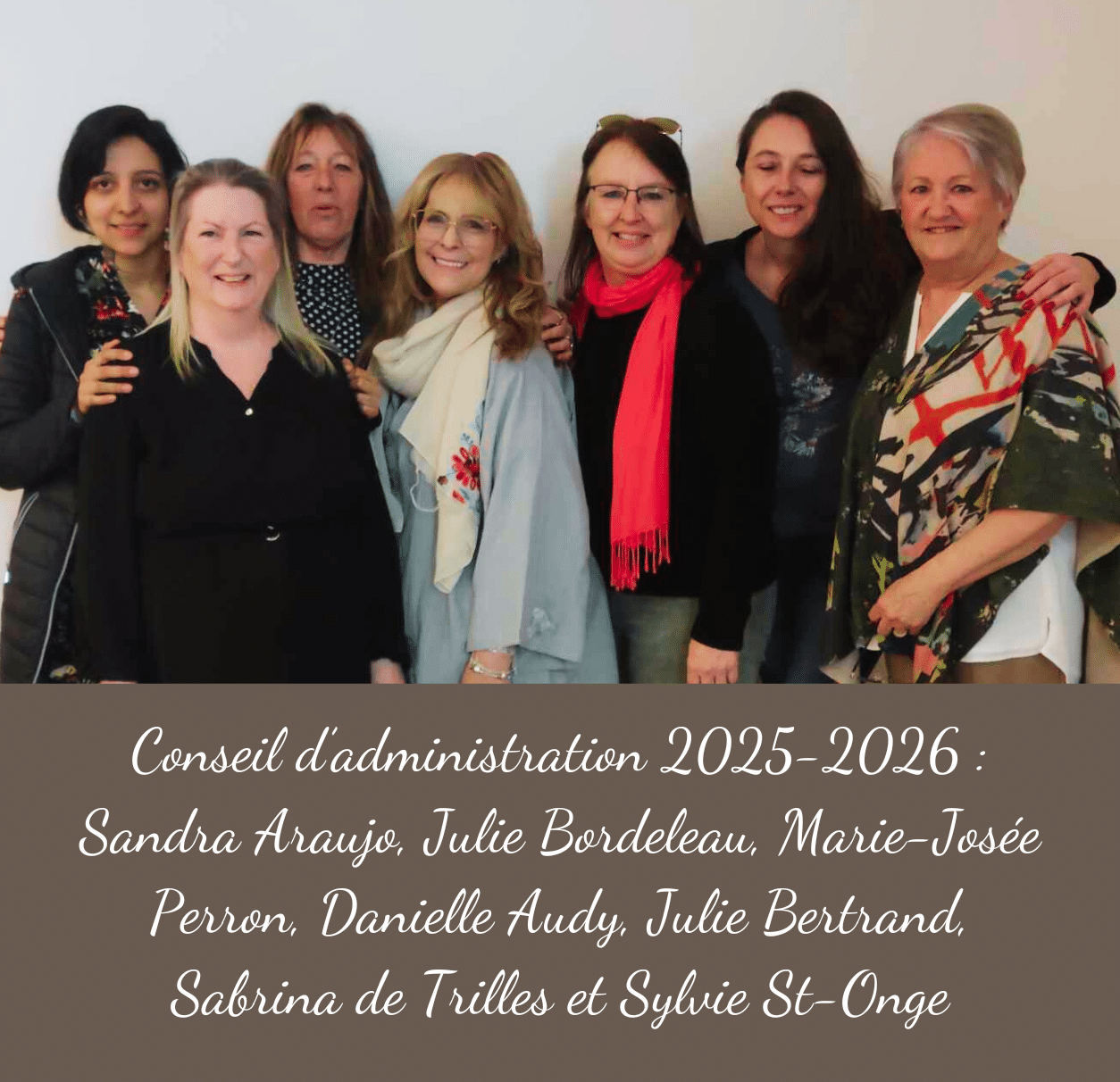 Conseil d'administration 2025-2026